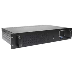 Powercool Off-Line 850VA 2U Rackmountable UPS 510W AVR Energy Saving DC Cold Start Alarm 1x UK Socket 3 x IEC 2x RJ45 1x USB