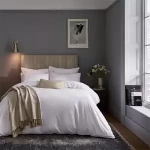 Katie Piper Serenity Pleat Cotton Cover Set - White