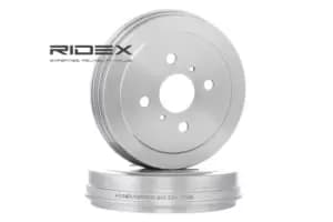 RIDEX Brake Drum TOYOTA 123B0002 4243152020,4243152021 Rear Brakes,Drum Brake