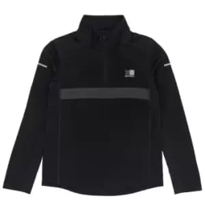 Karrimor Long Sleeve Zip Top Junior Boys - Black