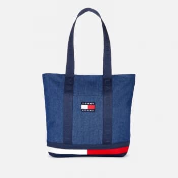 Tommy Jeans Womens Tjw Heritage Denim Tote Bag - Denim