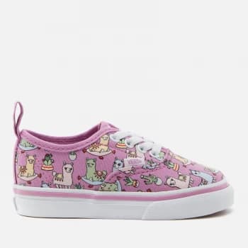 Vans Toddlers Elastic Lace Llama Trainers - Orchid - UK 6 Toddler
