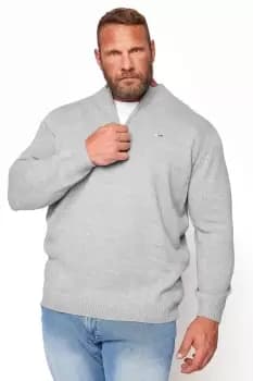 Quarter Zip Knitted Jumper