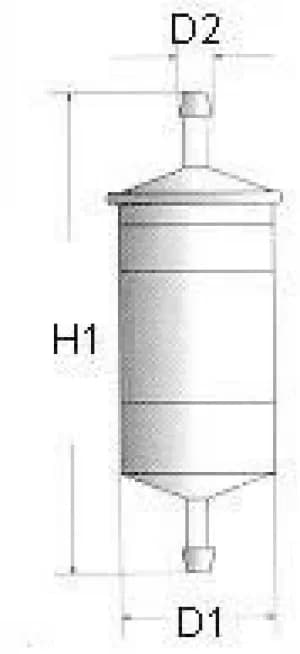 Champion CFF100201 Fuel Filter In-Line L201