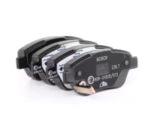 ATE Brake pad set OPEL,VAUXHALL 13.0460-3839.2 1605184,1605226,1605258 1605353,1605357,1605359,93169174,93169254,93189815,93191697,93191698,95513810