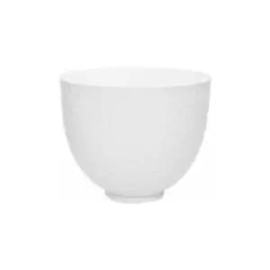 KitchenAid Ceramic Mermaid Lace 4.8L Mixer Bowl - White
