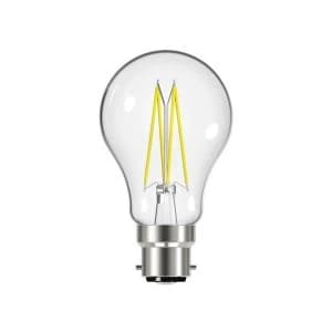 Energizer LED BC (B22) GLS Filament Non-Dimmable Bulb, Warm White 470 lm 4.3W