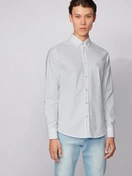 Hugo Boss Mabsoot 1 Oxford Shirt White Size 2XL Men