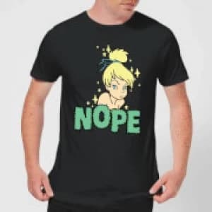 Disney Peter Pan Tinkerbell Nope Mens T-Shirt - Black