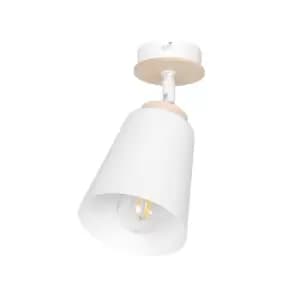 Atlas White Single Spotlight 1x E27