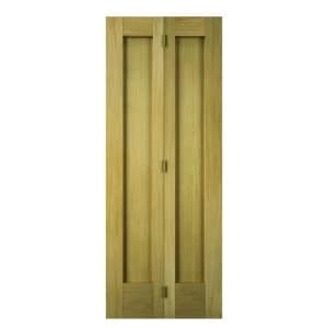 Wickes Oxford Internal Bi-fold Door Oak Veneer 2 Panel 1981 x 762mm