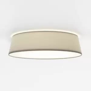 Taiko Cylindrical 40cm Bowl Ceiling Light, Putty Fabric