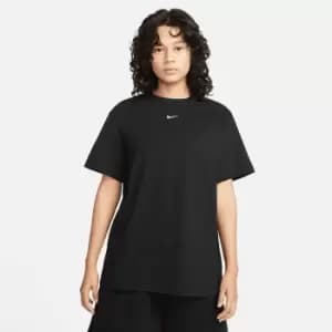 Nike Nsw Essential Boyfriend T-Shirt Womens, Black/White, Female, T-Shirts, DN5697-010