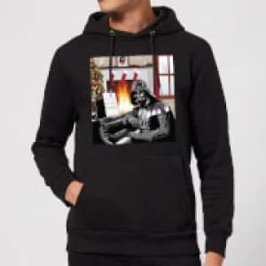 Star Wars Darth Vader Piano Player Christmas Hoodie - Black