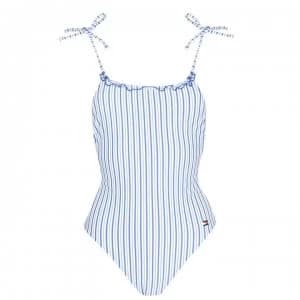 Tommy Bodywear Seer Sucker One Piece Swimsuit - SeersuckBlue0GY