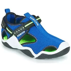 Geox JR WADER boys's Childrens Sandals in Blue - Sizes 7 toddler,7.5 toddler,8.5 toddler,9.5 toddler