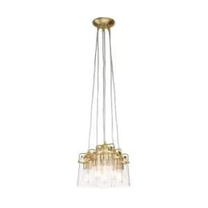 Kichler Brinley Cluster Pendant Ceiling Light Brushed Brass