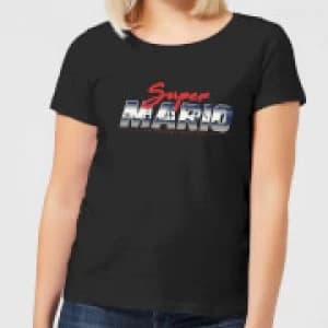 Nintendo Super Mario Original 80s Hero Womens T-Shirt - Black