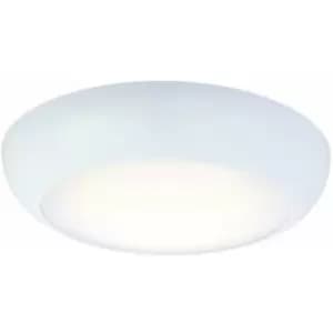 Led Ceiling Light Microwave Sensor & Emergency 12W Cool White IP65 Bathroom