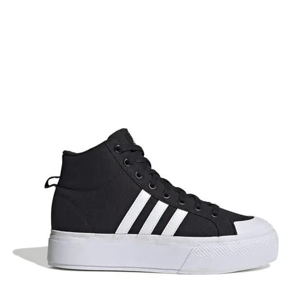 adidas Bravada 2.0 Platform Mid Shoes Womens Casual Trainers 4 (36.7) Black 11083803240