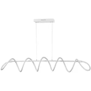 Onli LED Swirl Integrated LED Pendant Ceiling Light, White