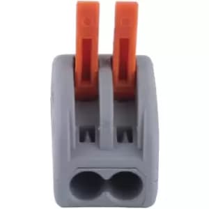 ENER-J 2 Way Spring Terminal Block 100 Pack