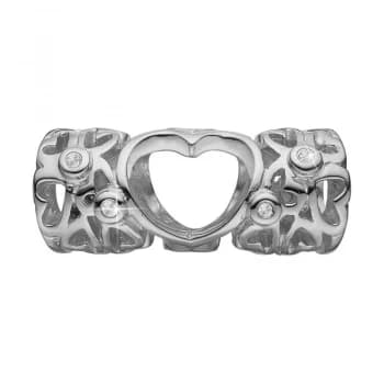 Ladies Christina Sterling Silver Forever & Ever Bead Charm