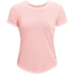 Under Armour Streaker Short Sleeve T Shirt Ladies - Pink