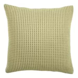 Rowan Waffle Cushion Natural, Natural / 45 x 45cm / Polyester Filled