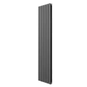 VURTU1 Vertical Double Panel Radiator 1800mm x 410mm - Anthracite