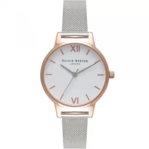 White Dial Grey Watch