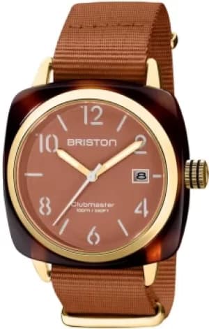Briston Watch Clubmaster Classic 3 Hands Caramel