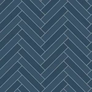 Holden Decor Cerros Tile Navy Wallpaper