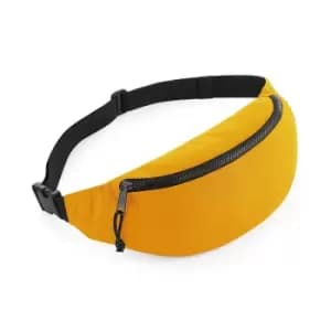 BagBase Unisex Recycled Belt Bag (One Size) (Mustard)