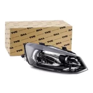 TYC Headlights Right 20-12033-05-2 Headlamp,Headlight VW,Polo Schragheck (6R1, 6C1)