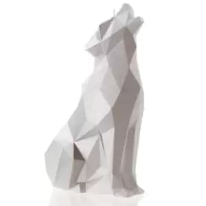 Wolf Candle – Silver