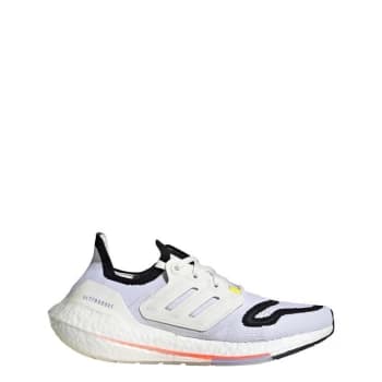 adidas Ultraboost 22 Shoes Womens - Core White / Core White / Sola