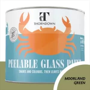 Thorndown Moorland Green Peelable Glass Paint 150ml - Opaque