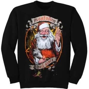 Mastodon - Hail Santa Holiday Unisex Medium Sweatshirt - Black