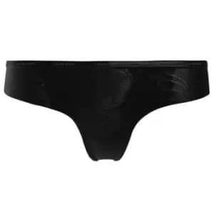 Calvin Klein Tropical Thong - Black