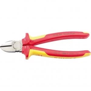 Knipex Insulated Diagonal Side Cutters 180mm