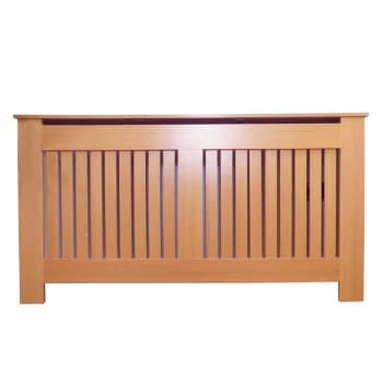 Vertical Oak Radiator Cover - Large