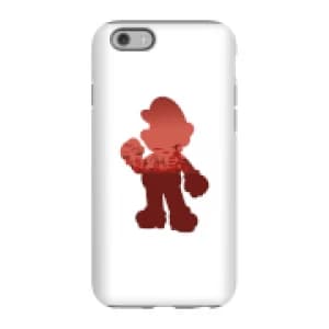 Nintendo Super Mario Mario Silhouette Phone Case - iPhone 6S - Tough Case - Gloss