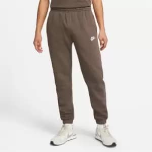 Nike Fleece Cuffed Jogging Pants Mens - Brown