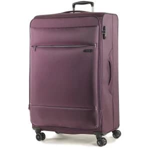 Rock Deluxe-Lite Large 8 Wheel Spinner Purple Suitcase
