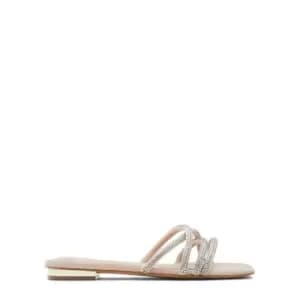 Aldo Rossie Flat Sandals - Beige