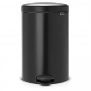 Brabantia New Icon 20 Litre Pedal Bin - Matt Black