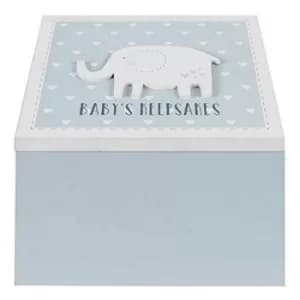 Petit Cheri Blue Baby's Keepsake Box