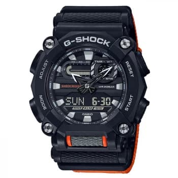 Casio G-SHOCK Heavy Duty World Time Orange GA-900C- Watch