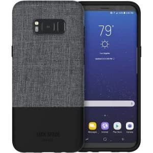 Jack Spade Color-Block Case for Samsung Galaxy S8 Plus - Tech Oxford Grey/Black